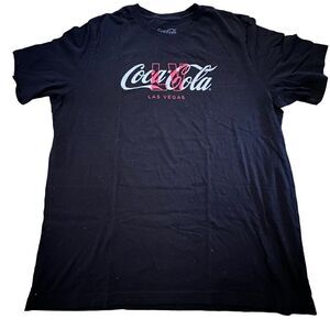 Coca Cola Collection by d-lab ~ Black lightweight Las Vegas Tee ~ size XL
